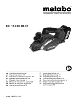 Metabo HO 18 LTX 20-82 Handleiding