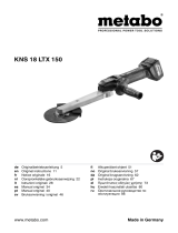 Metabo KNS 18 LTX 150 Handleiding