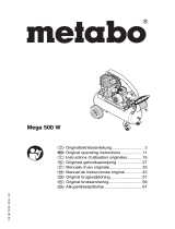 Metabo MEGA 500 W Handleiding