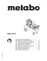 Metabo Mega 500 D Handleiding