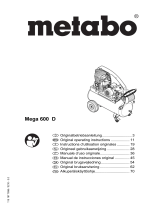 Metabo Mega 600 D Handleiding