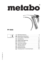 Metabo FP 8500 Handleiding