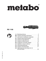 Metabo RS 1100 Handleiding
