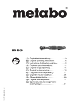 Metabo RS 4000 Handleiding