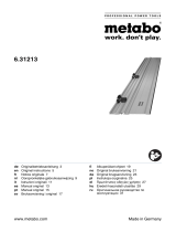 Metabo Guide rail 1500 mm Handleiding