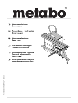 Metabo Transversing SADDLE PKF 255 Handleiding