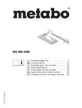 Metabo Circular saw set FLEXO 500 Handleiding
