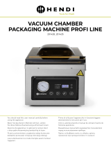 Hendi 201428 Vacuum Chamber Packaging Machine Profi Line Handleiding