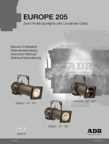 ADB EUROPE 205 DS205 Handleiding
