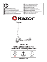 Razor POWER A5 ELECTRIC SCOOTER BLACK LA Handleiding