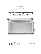 Caso Edelstahl-Toaster Classico T4 Handleiding