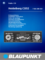 Blaupunkt HEIDELBERG CD52 de handleiding