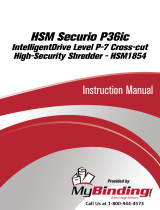MyBinding Hsm Securio P36 Level 6 High Security Cross Cut Handleiding