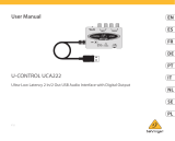 Behringer Ultra-Low Latency 2 In 2 Out USB Audio Interface Handleiding