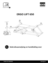 GYS LIFTING TABLE ERGO LIFT 650 (oil included) de handleiding