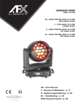 afx light LEDWASH-1920Z Handleiding