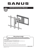 Sanus Systems VLF220-B1 Black Handleiding