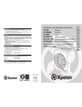 Xpelair LV100 and Installation And Operating Instructions Manual