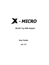 X-Micro XWL-11GUAR Handleiding