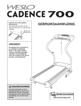 Weslo Cadence 700 Treadmill Handleiding