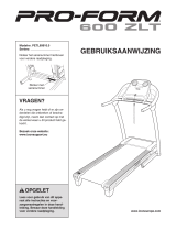 Pro-Form 600 Zlt Treadmill Handleiding