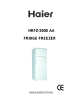 Haier HRFZ-250D AA Handleiding