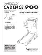 Weslo Cadence 900 Treadmill Handleiding