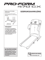 Pro-Form 470 Cx Treadmill Handleiding
