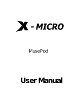 X-Micro MusePod Handleiding