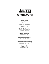 Alto MIXPACK 10 Handleiding