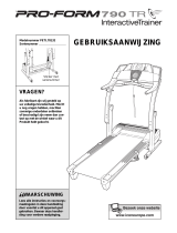 Pro-Form 790tr Treadmill Handleiding