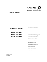 Varian Turbo-V 1800A Handleiding