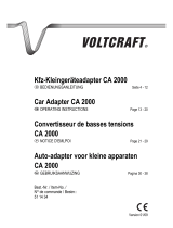 VOLTCRAFT CA 2000 Operating Instructions Manual