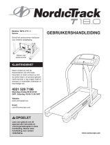 NordicTrack T18.0 Treadmill Handleiding