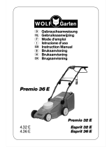 Wolf Garten Premio 36 E Instruction manuals