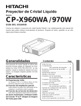 Hitachi CPX970 Gebruikershandleiding