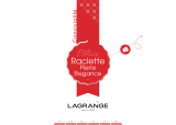 LAGRANGE 399002 Raclette Pierre Elégance de handleiding