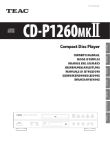 TEAC CD-P1260MKII de handleiding