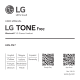 LG TONE Free Bluetooth Stereo Headset HBS-FN7 Handleiding