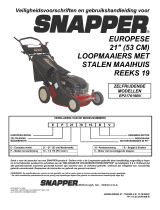 Snapper ERP217019BV Handleiding