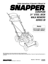 Simplicity OPERATOR'S MANUAL FOR 21-INCH SNAPPER EURO CORE WALKS Handleiding
