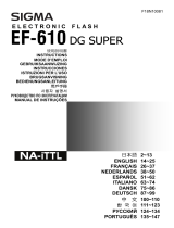 Sigma EF-610 DG SUPER - Handleiding
