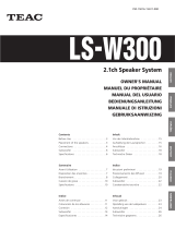 TEAC LS-W300 Handleiding