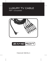 GAMERON LUXURY TV CABLE PSP de handleiding