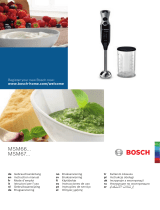 Bosch MSM67160 Handleiding