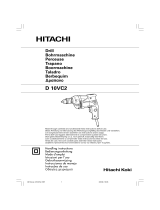 Hitachi D 10VC2 de handleiding