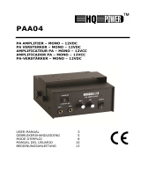 HQ-Power PAA04 Handleiding