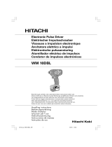 Hitachi WM 10DBL Handleiding