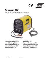 ESAB Powercut 650 Portable Plasma Cutting System Handleiding