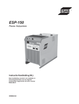 ESAB ESP-150 Plasma Cutting System Handleiding